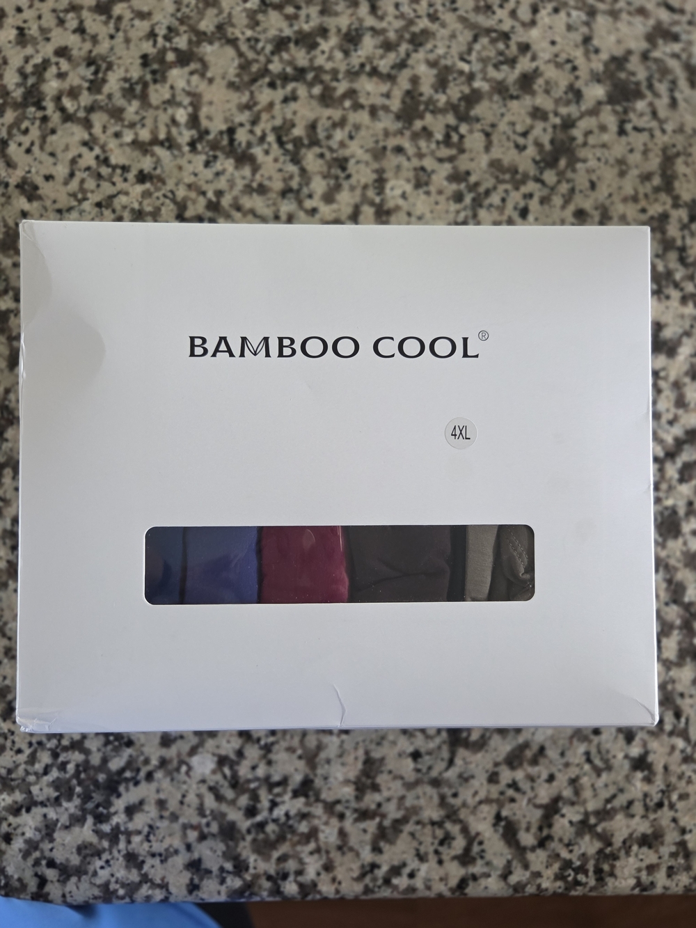 BAMBOO Cool Men's 7- Pack Boxer Briefs Pack - Blue, Red, Black, Gray Etc.